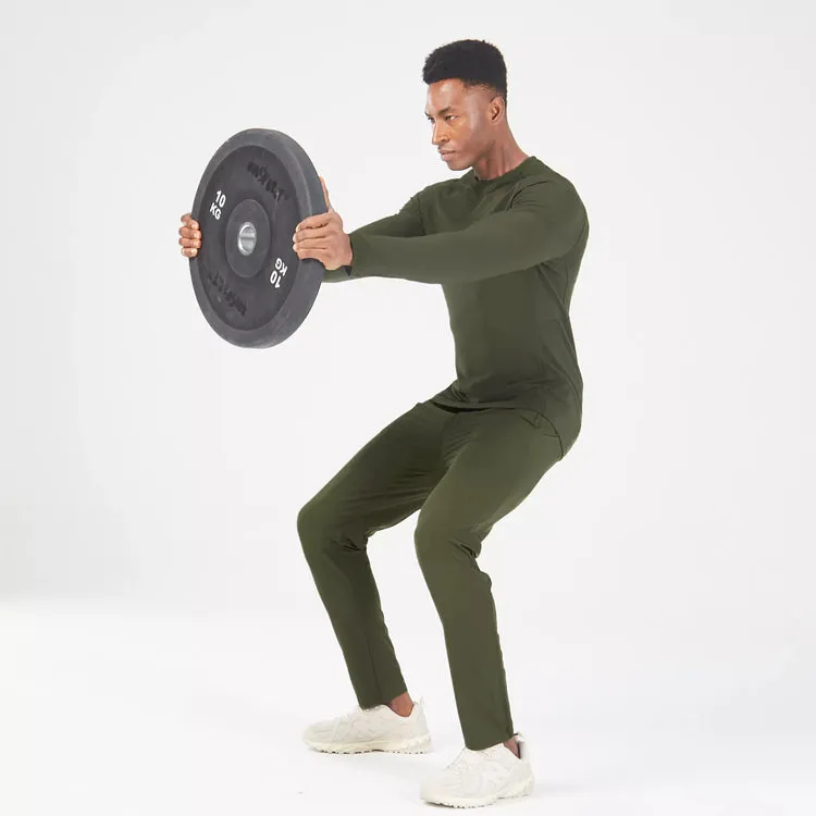 SQUATWOLF STATEMENT RIBBED LONG SLEEVES TEE