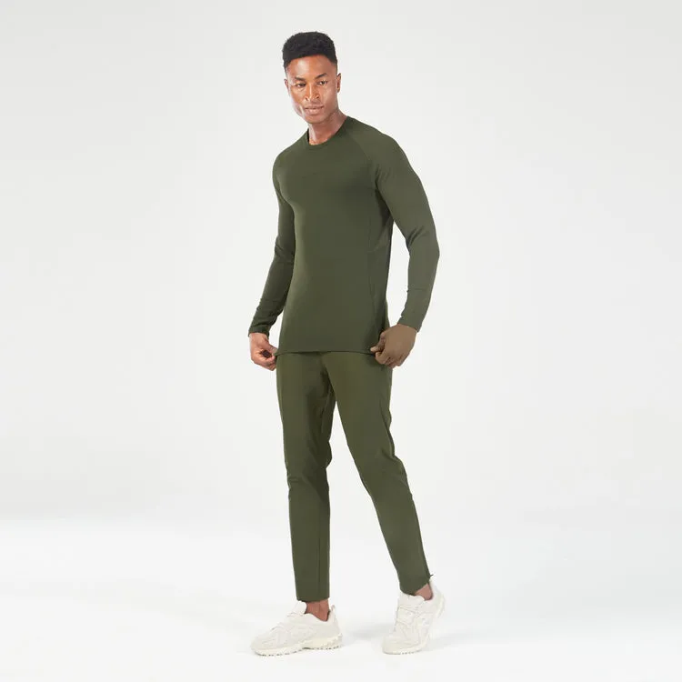 SQUATWOLF STATEMENT RIBBED LONG SLEEVES TEE