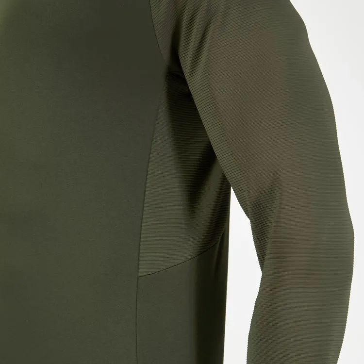 SQUATWOLF STATEMENT RIBBED LONG SLEEVES TEE
