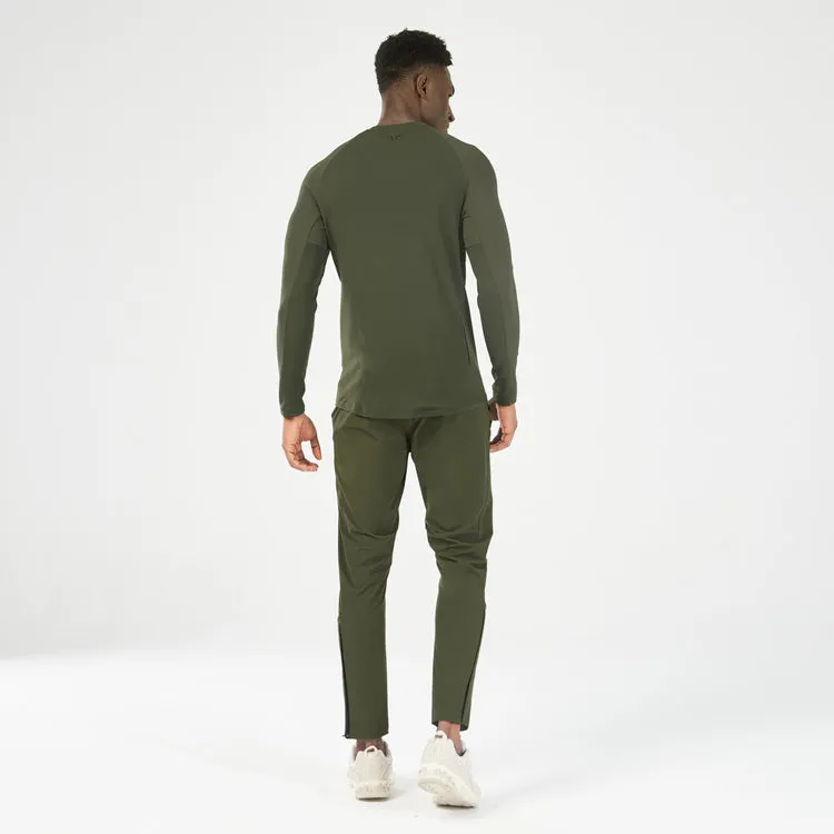 SQUATWOLF STATEMENT RIBBED LONG SLEEVES TEE
