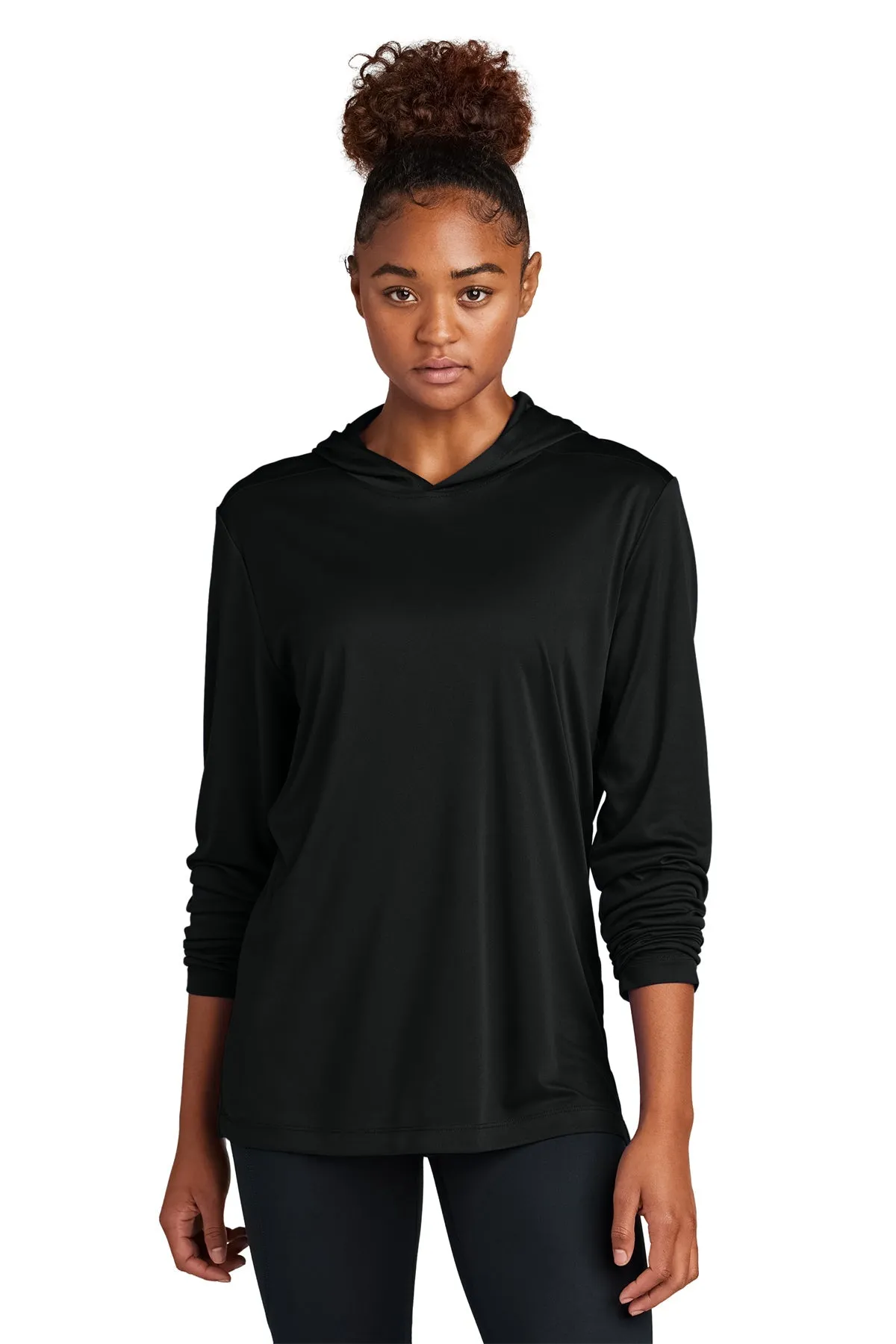 ST420LSH Sport-Tek® Posi-UV® Pro Long Sleeve Hoodie