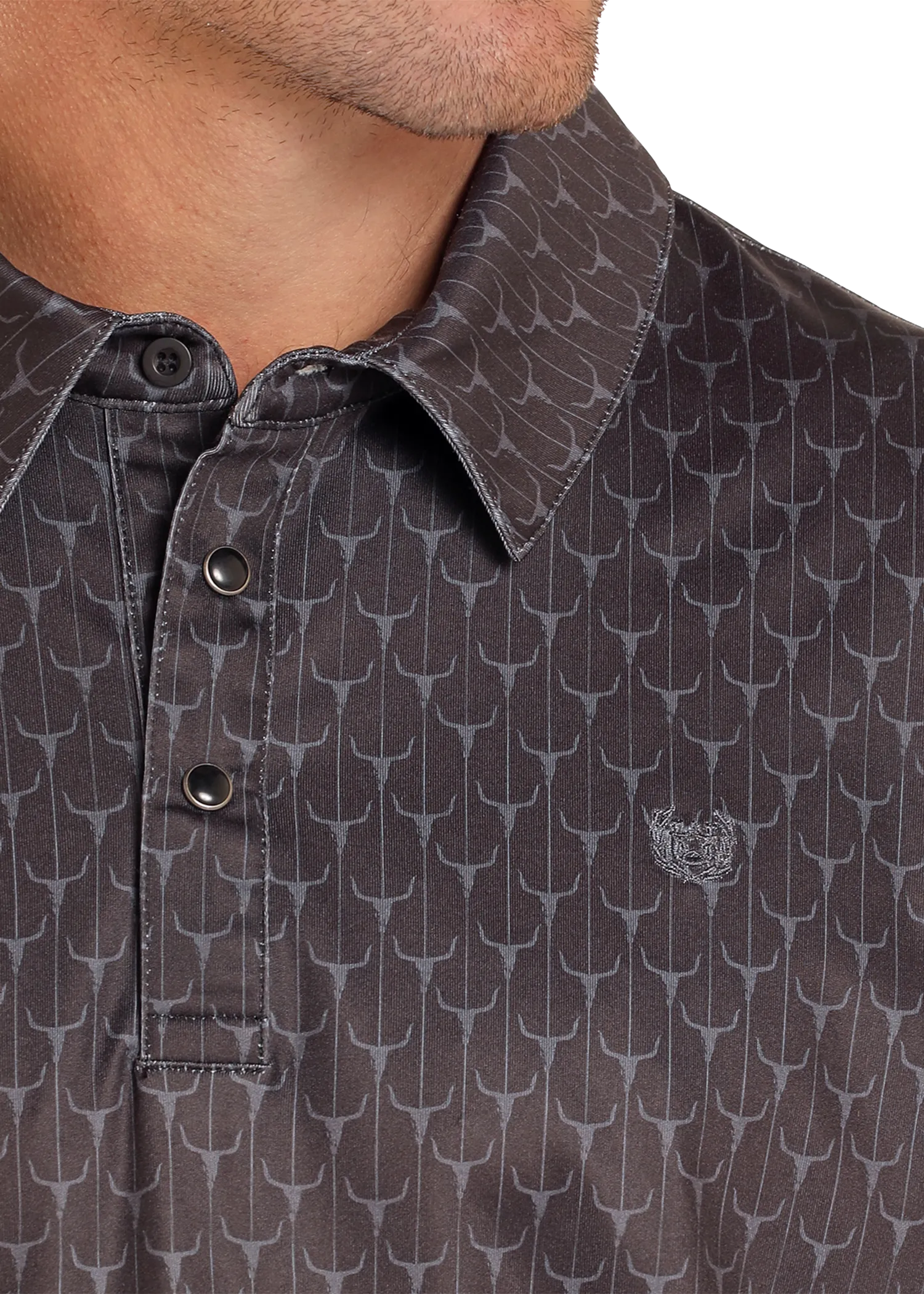 Steer Skull Performance Polo