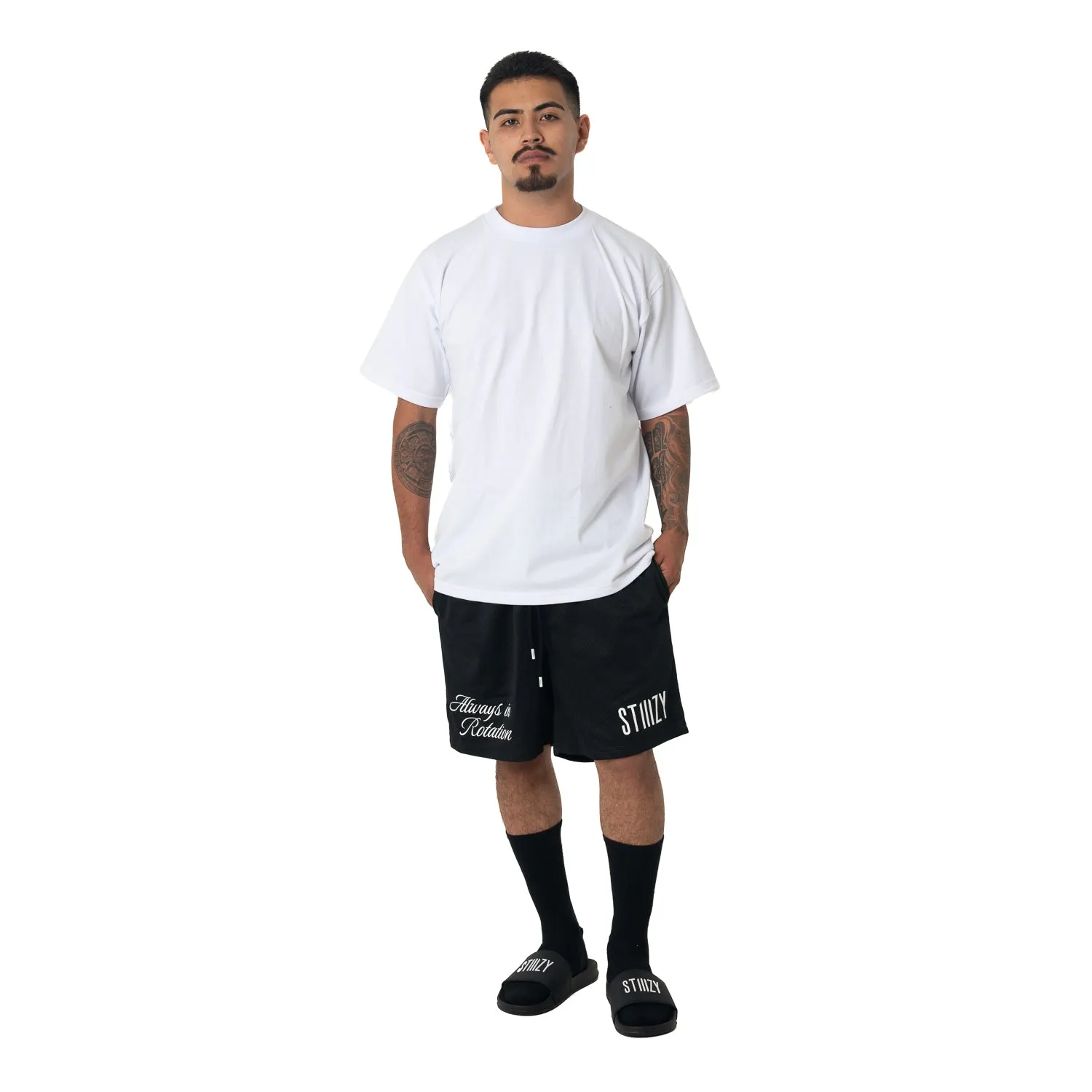 STIIIZY Mesh Basketball Shorts - Black