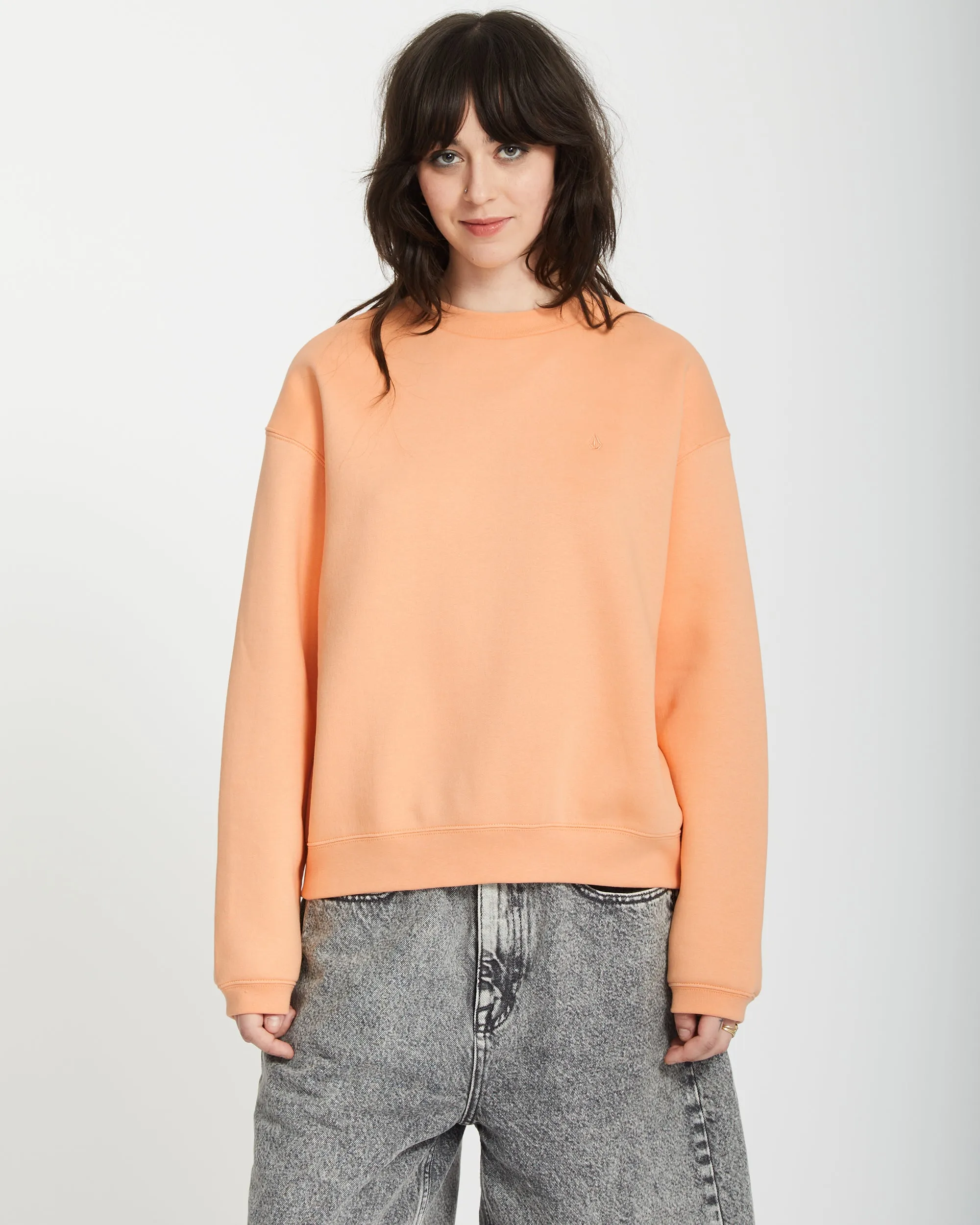 Stone Heart Up Sweatshirt - PALE PEACH