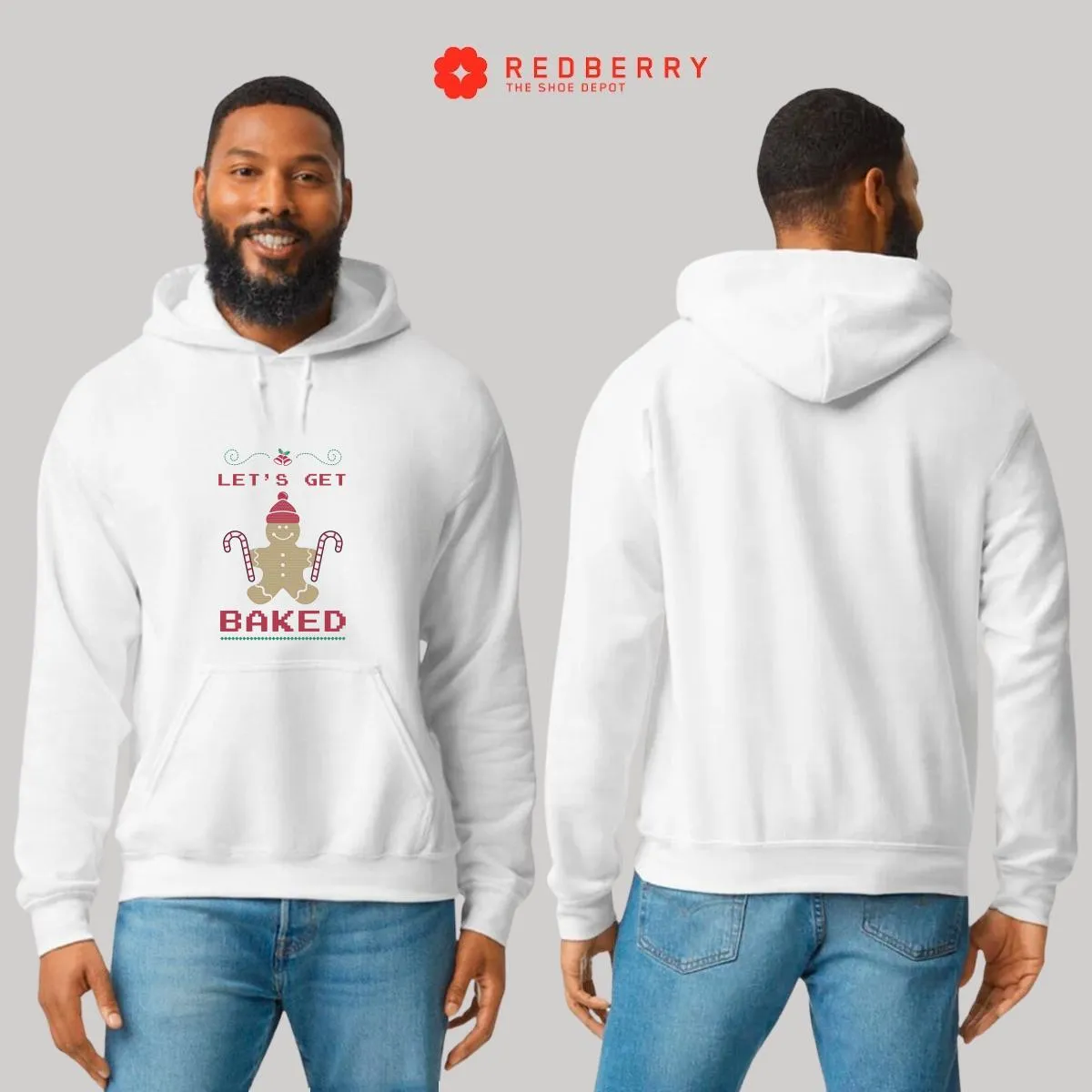 Sudadera Deportiva Hombre Navideña Hoodie 016