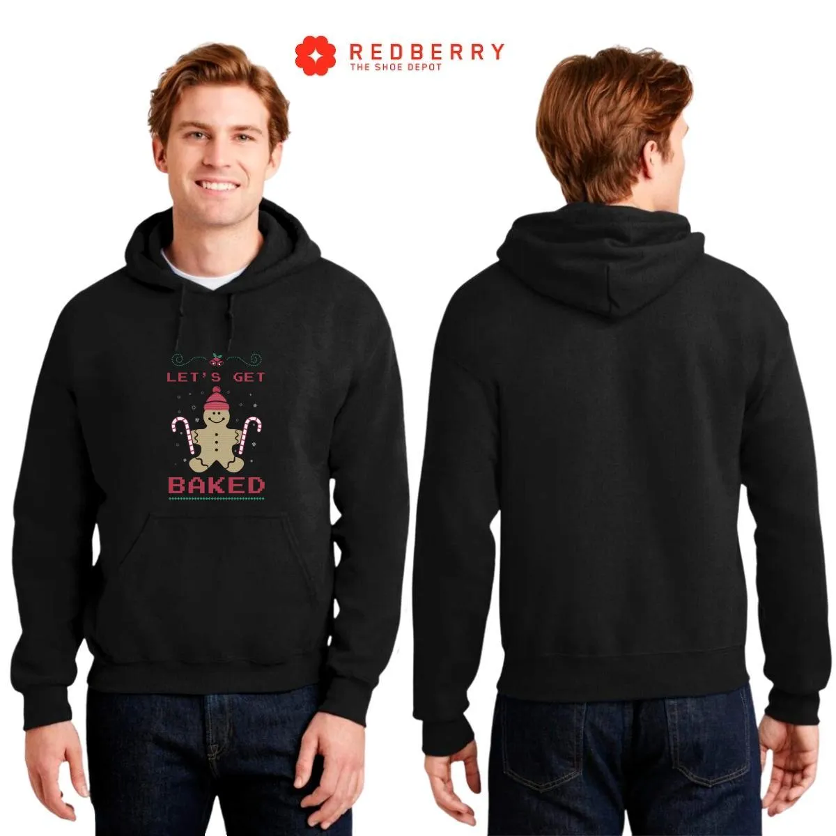 Sudadera Deportiva Hombre Navideña Hoodie 016