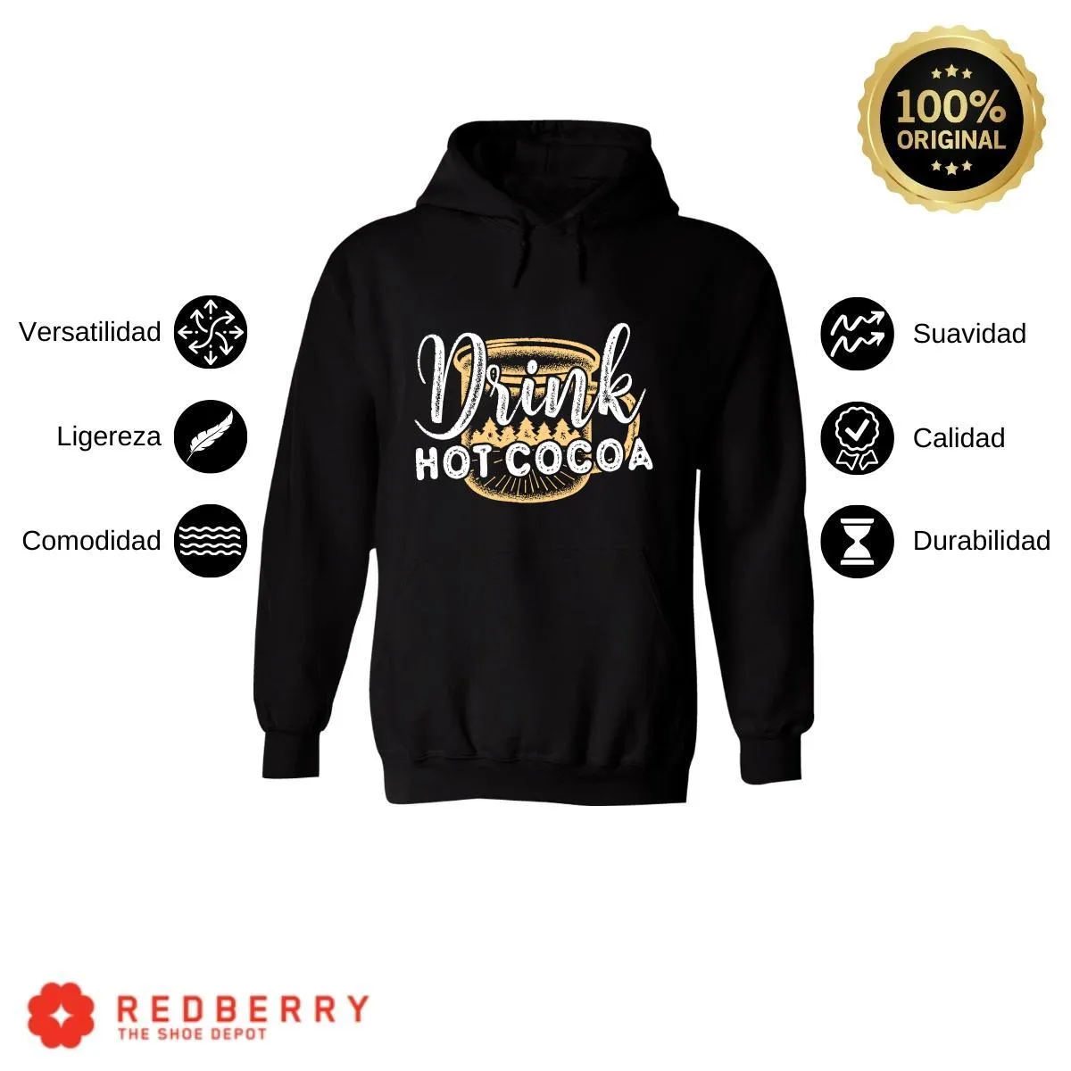 Sudadera Navideña Hombre Deportiva Hoodie 031