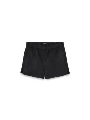 Suede shorts