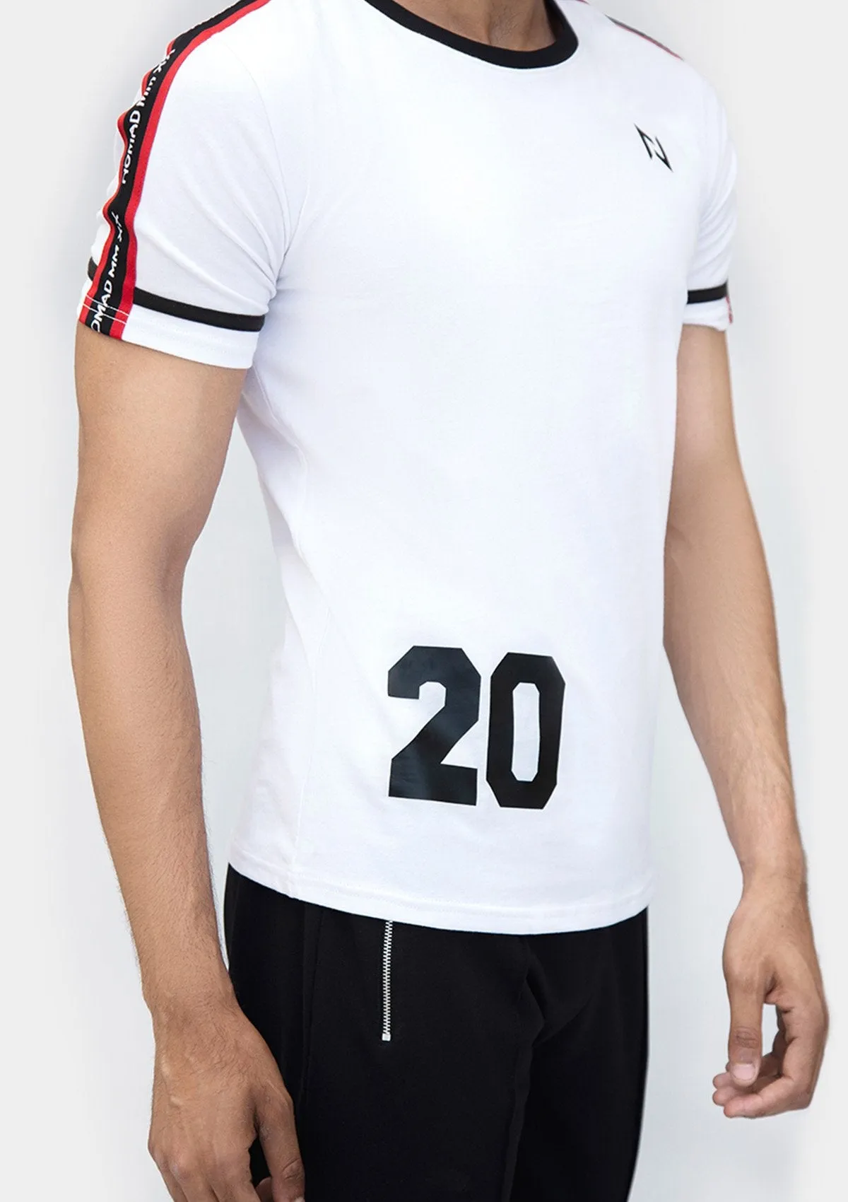 Sueded Cotton Graphic T-Shirt