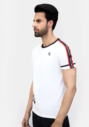 Sueded Cotton Graphic T-Shirt