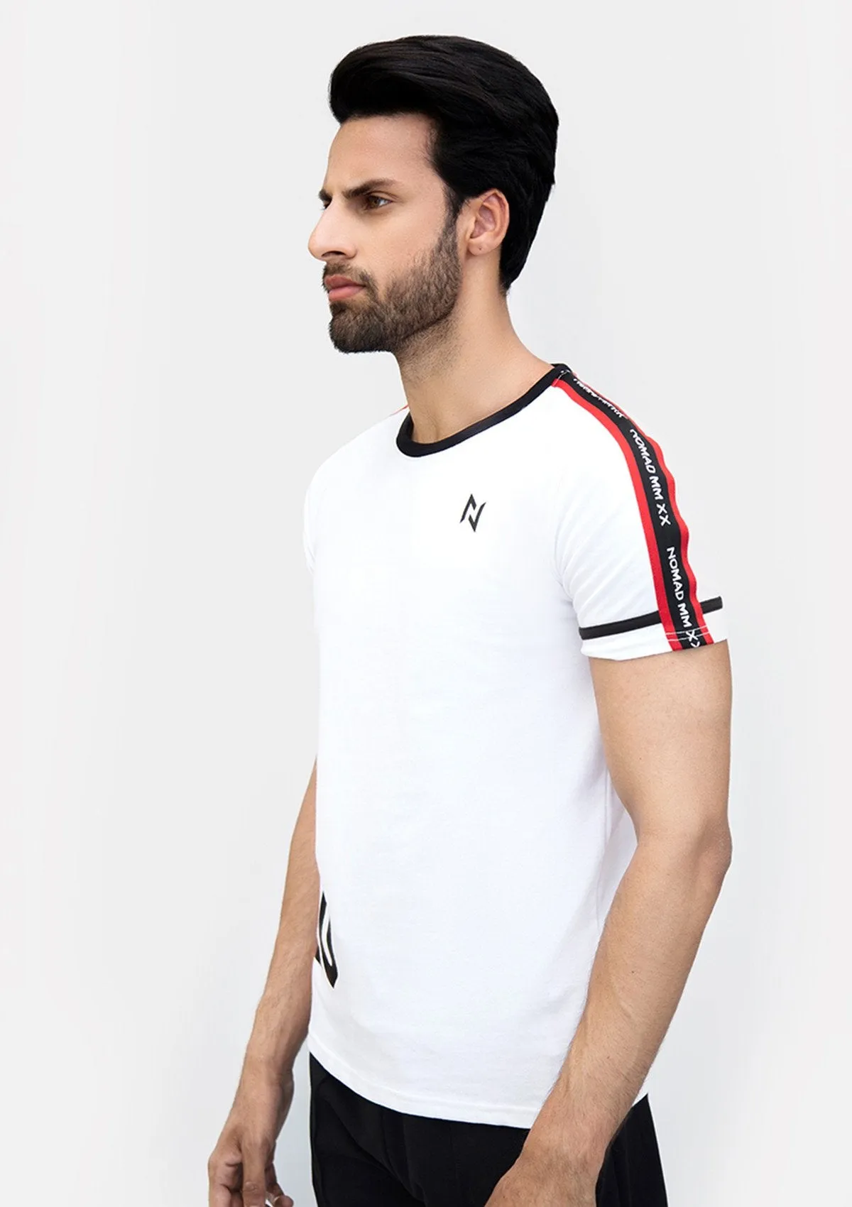 Sueded Cotton Graphic T-Shirt