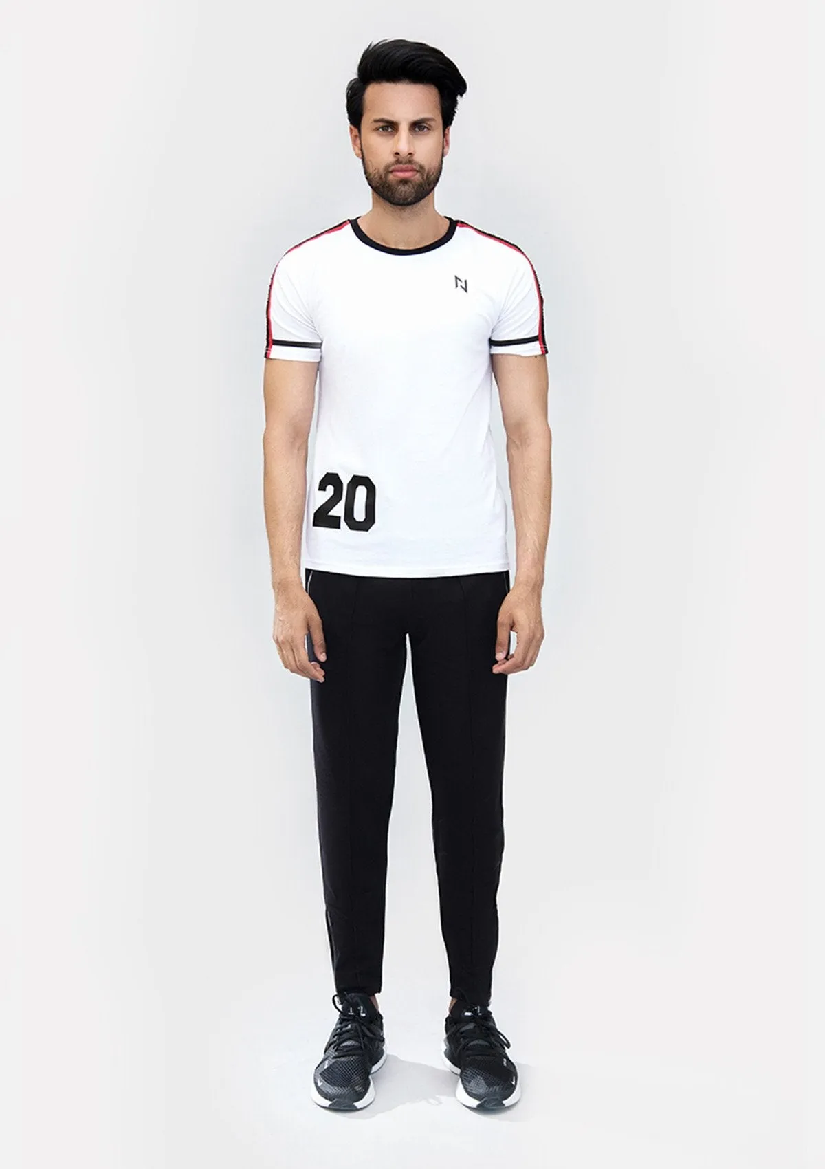 Sueded Cotton Graphic T-Shirt