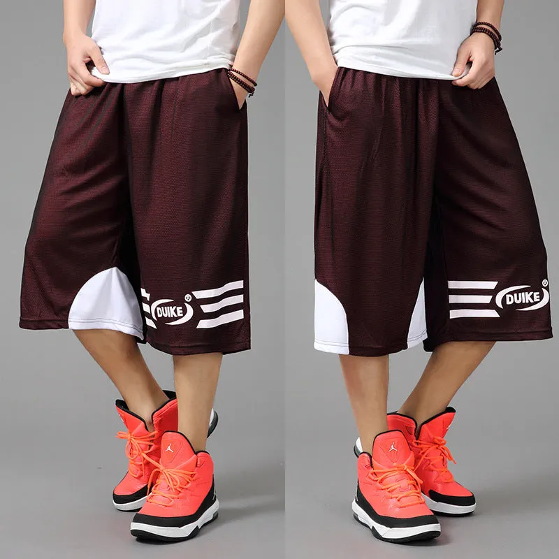 Summer Loose Street pants mens sports shorts basketball shorts