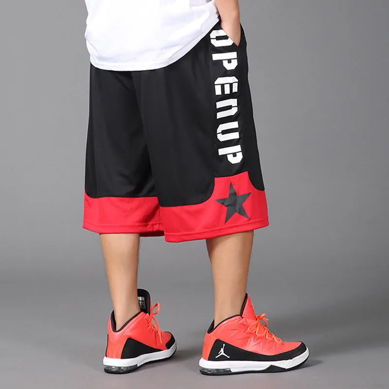 Summer Loose Street pants mens sports shorts basketball shorts