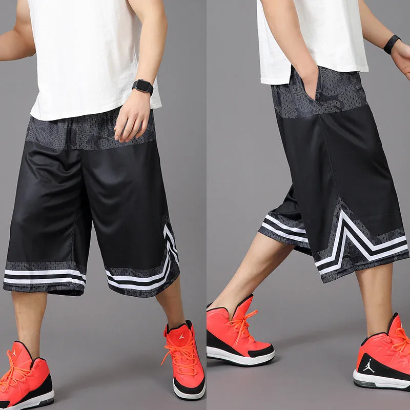 Summer Loose Street pants mens sports shorts basketball shorts
