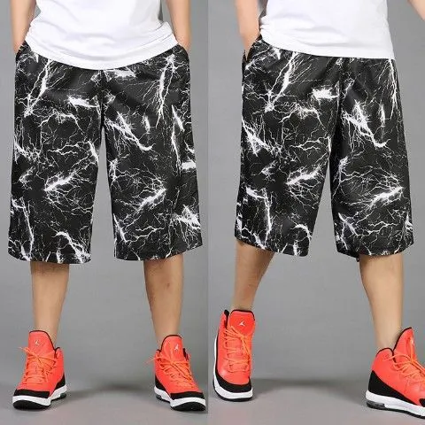 Summer Loose Street pants mens sports shorts basketball shorts