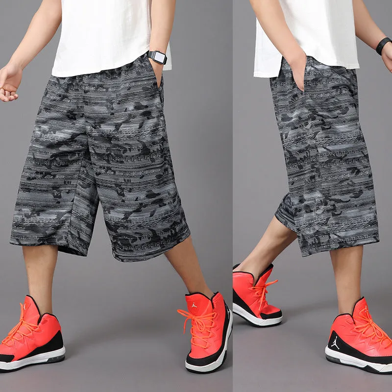 Summer Loose Street pants mens sports shorts basketball shorts