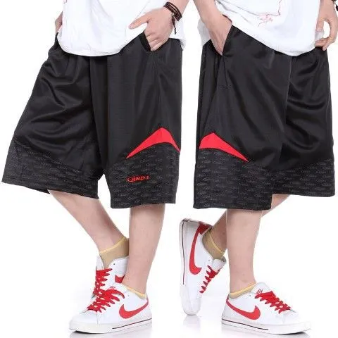 Summer Loose Street pants mens sports shorts basketball shorts