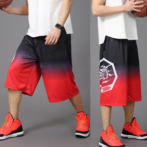 Summer Loose Street pants mens sports shorts basketball shorts
