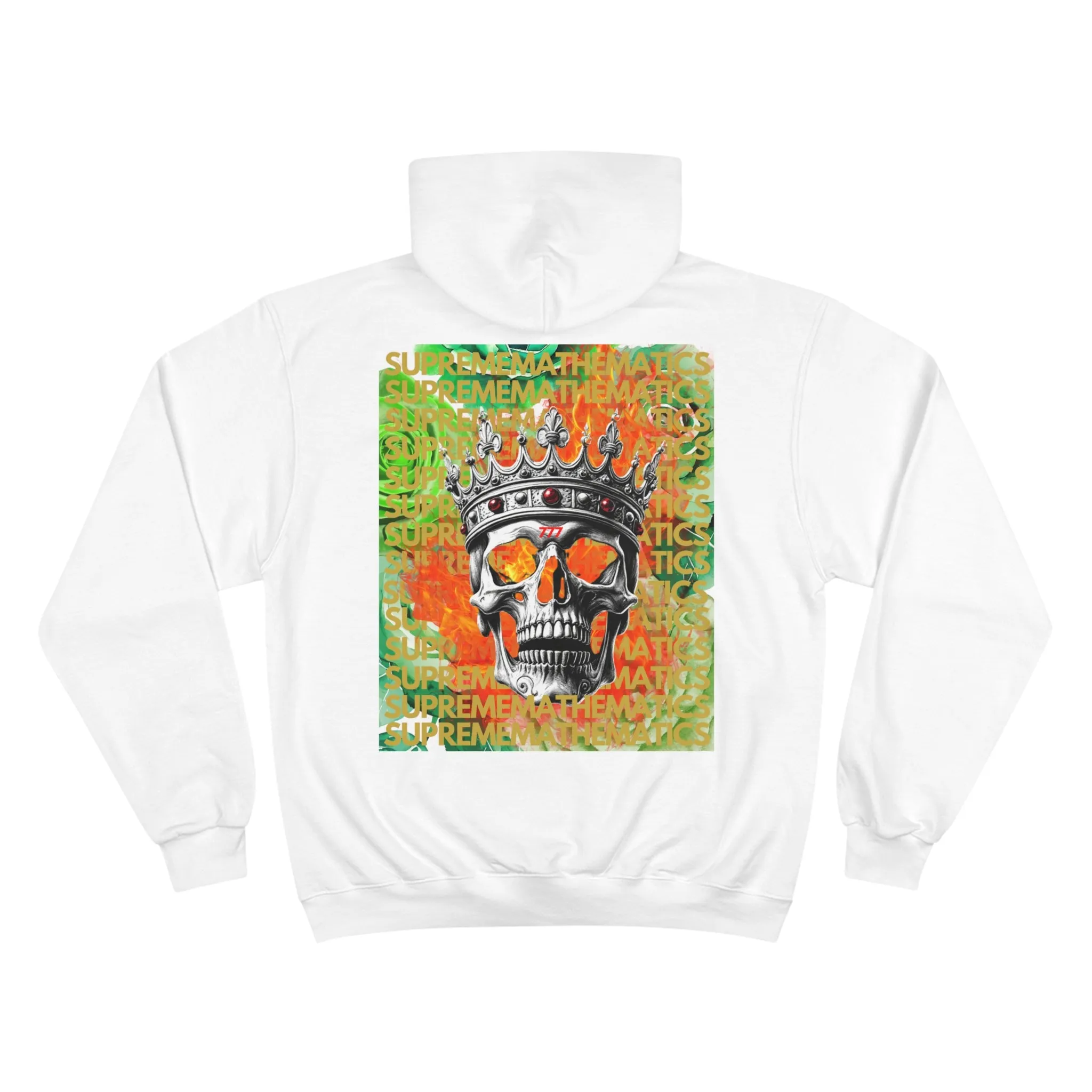 SUPREMEMATHEMATICS GREEN ROSES HOODIE