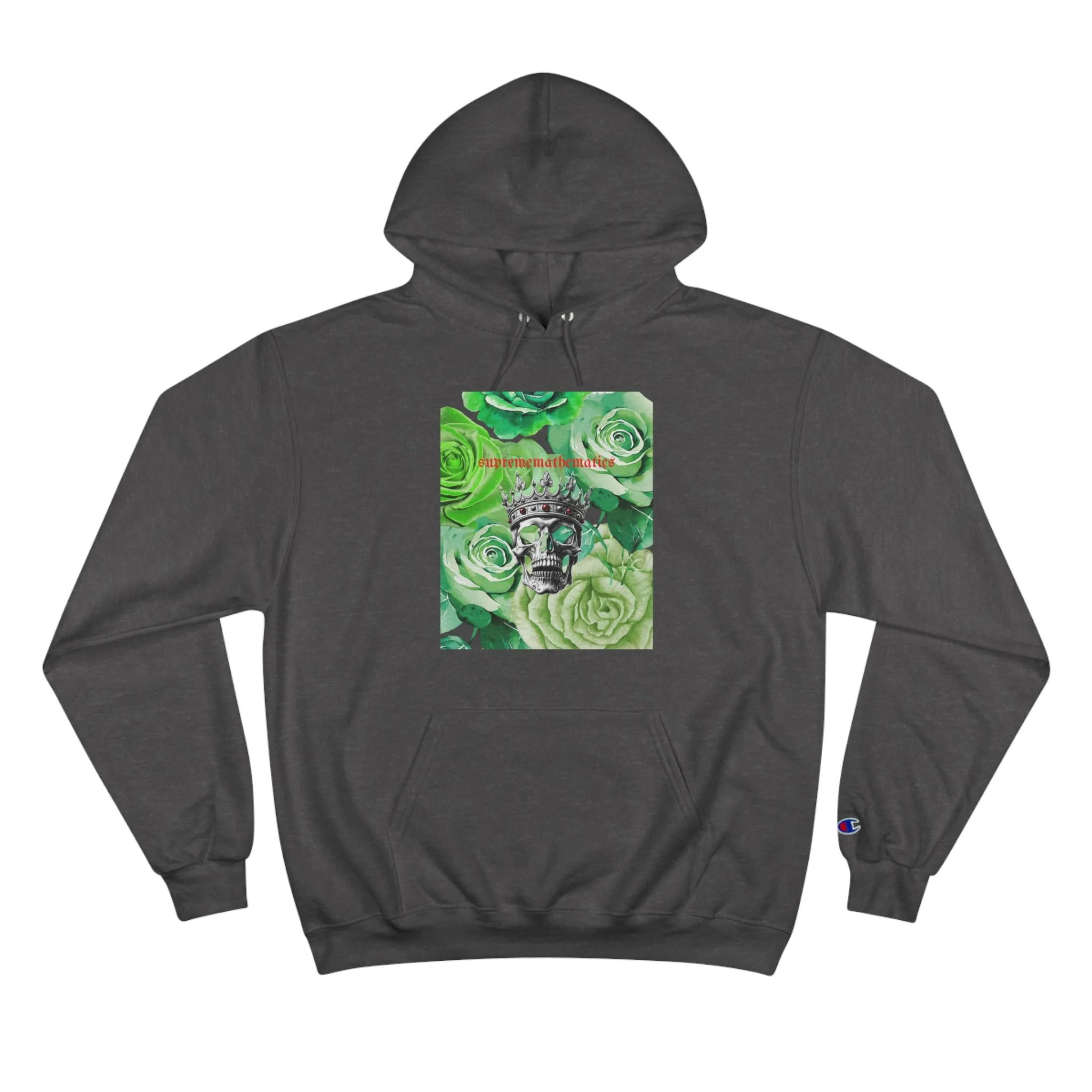 SUPREMEMATHEMATICS GREEN ROSES HOODIE