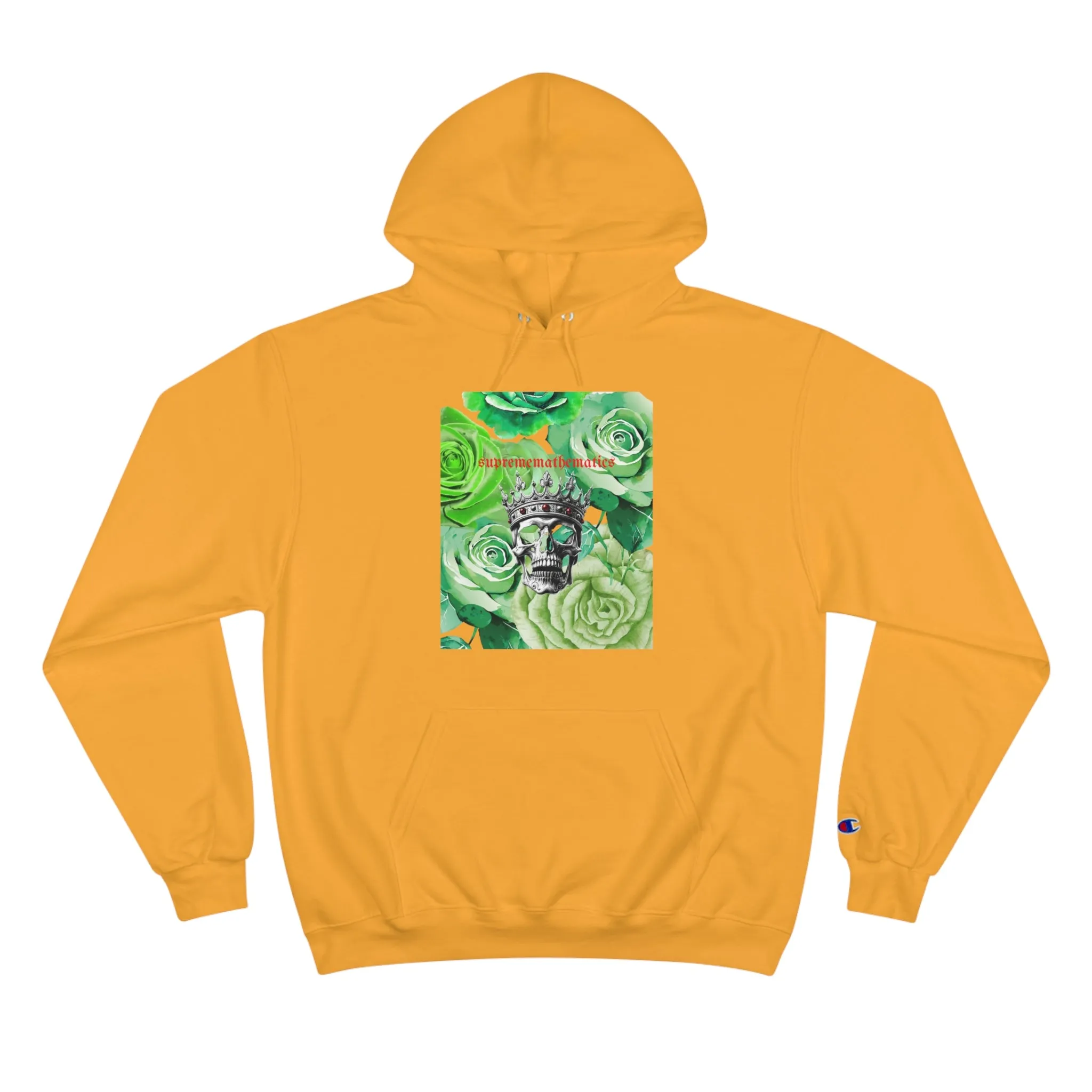 SUPREMEMATHEMATICS GREEN ROSES HOODIE