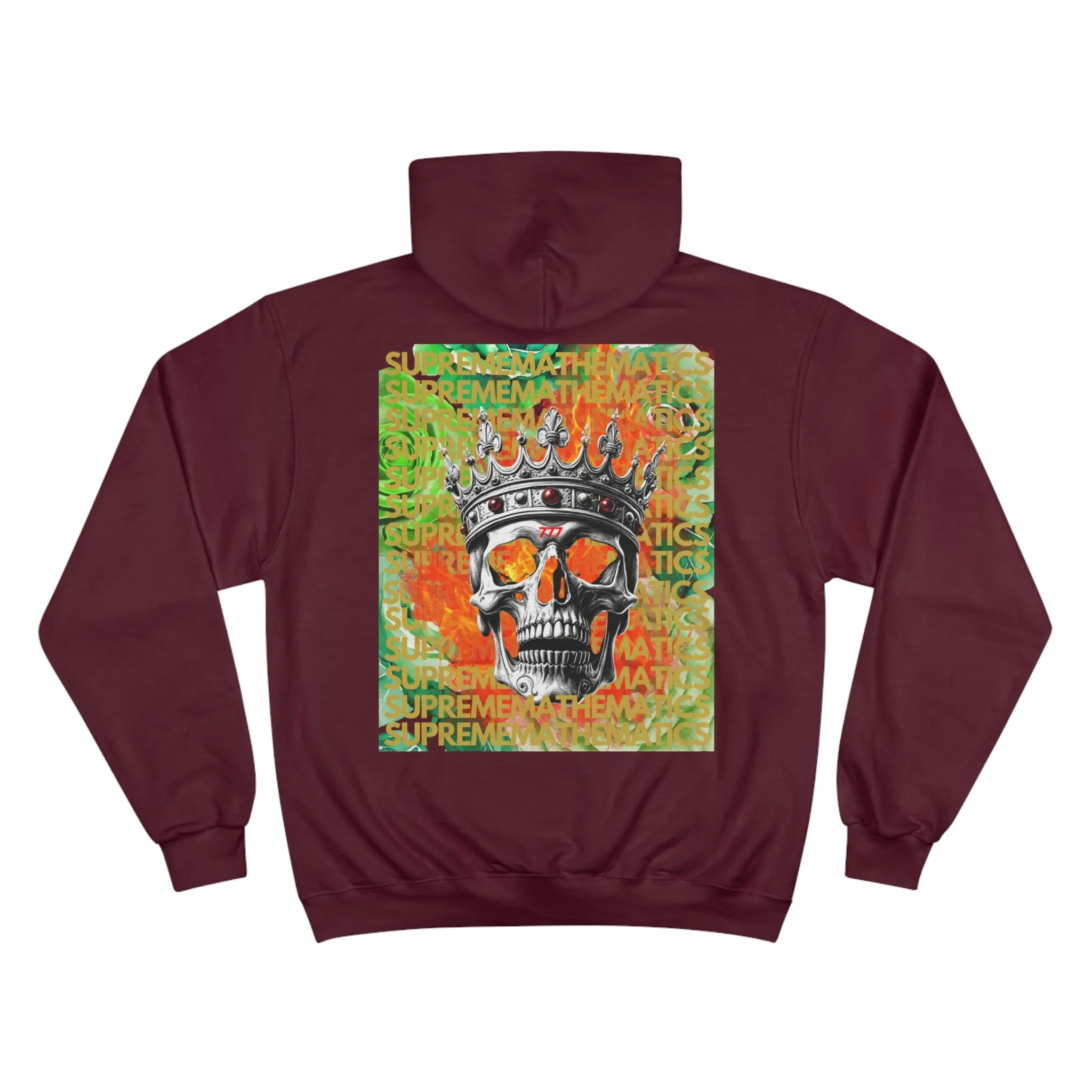 SUPREMEMATHEMATICS GREEN ROSES HOODIE