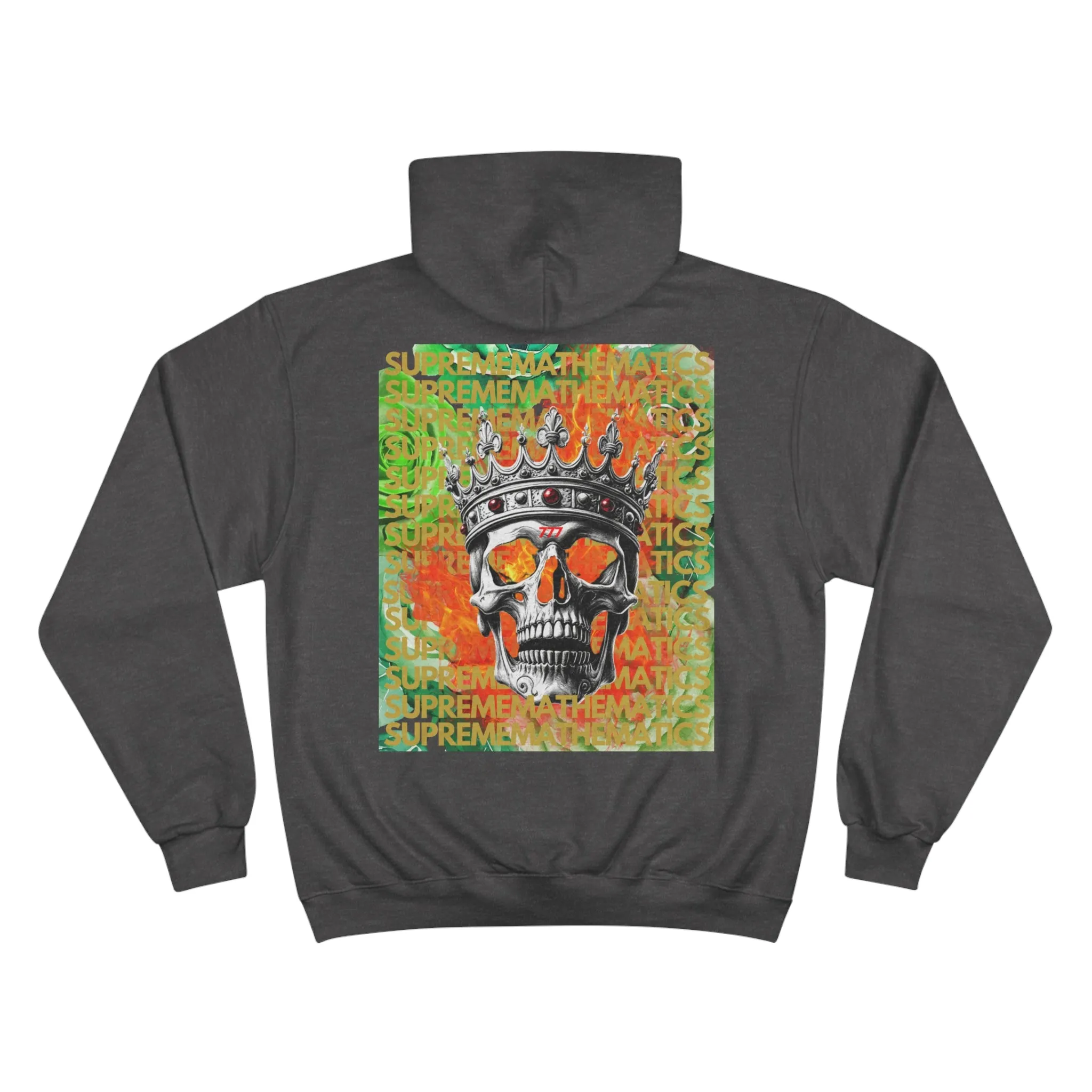 SUPREMEMATHEMATICS GREEN ROSES HOODIE
