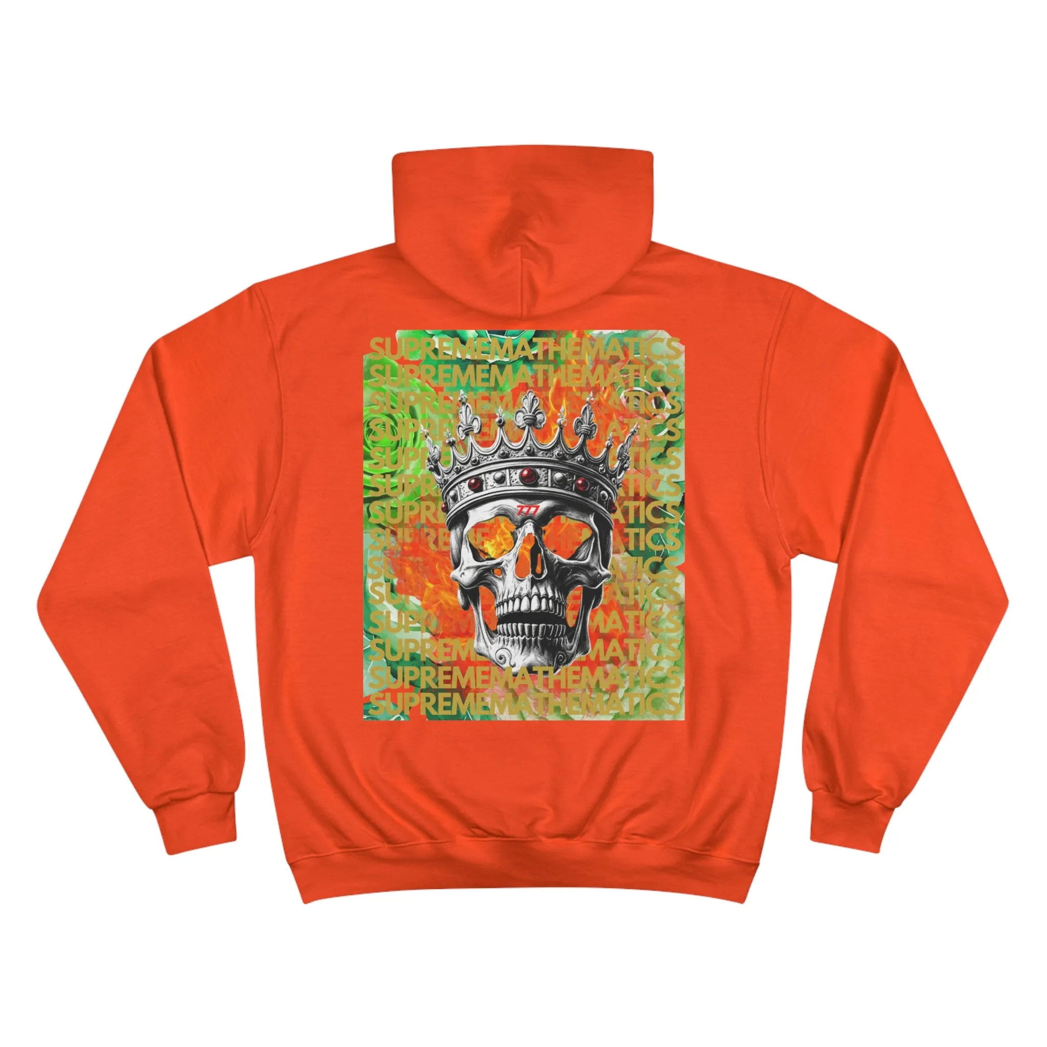 SUPREMEMATHEMATICS GREEN ROSES HOODIE