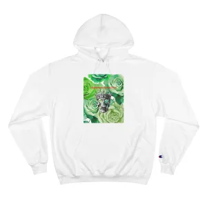 SUPREMEMATHEMATICS GREEN ROSES HOODIE