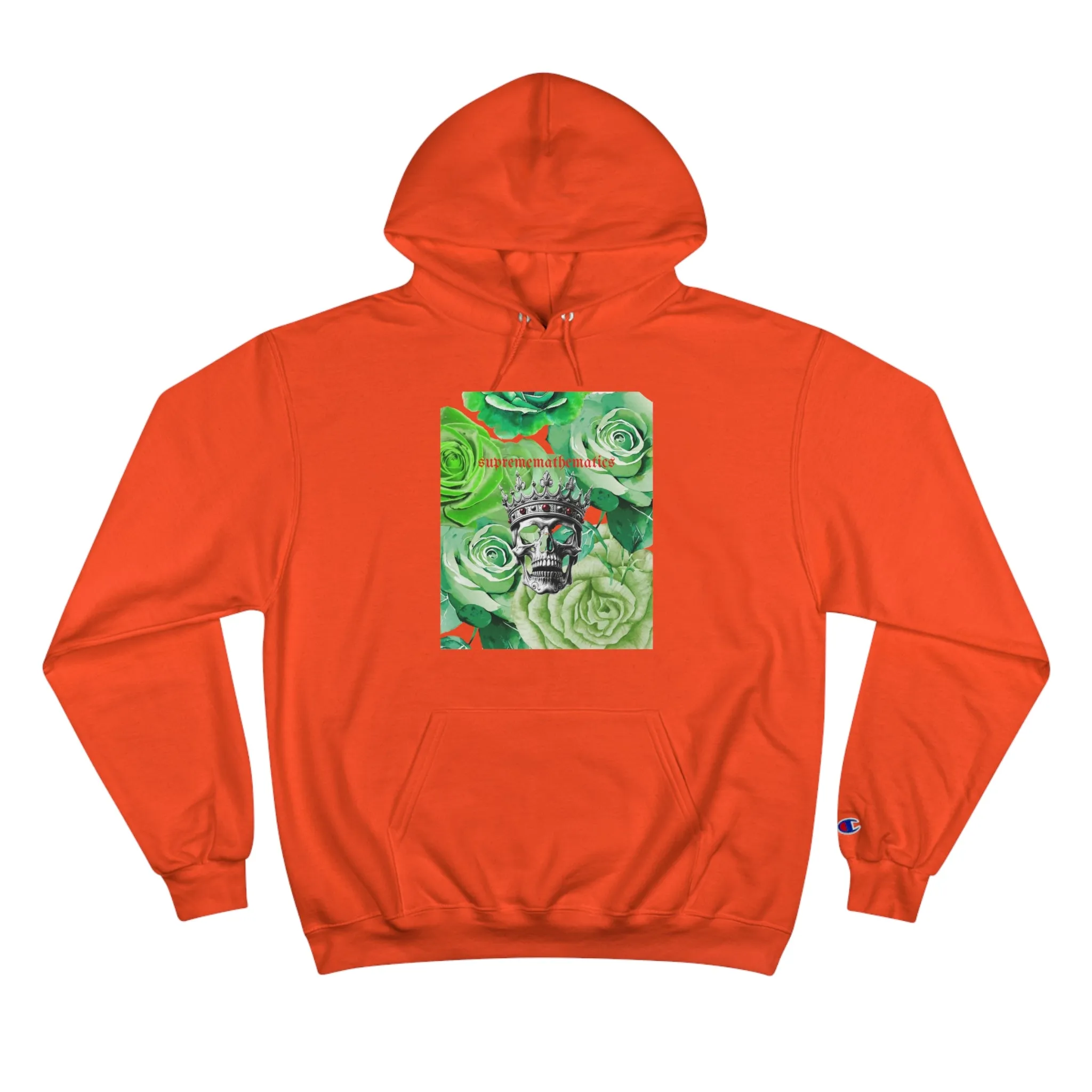 SUPREMEMATHEMATICS GREEN ROSES HOODIE