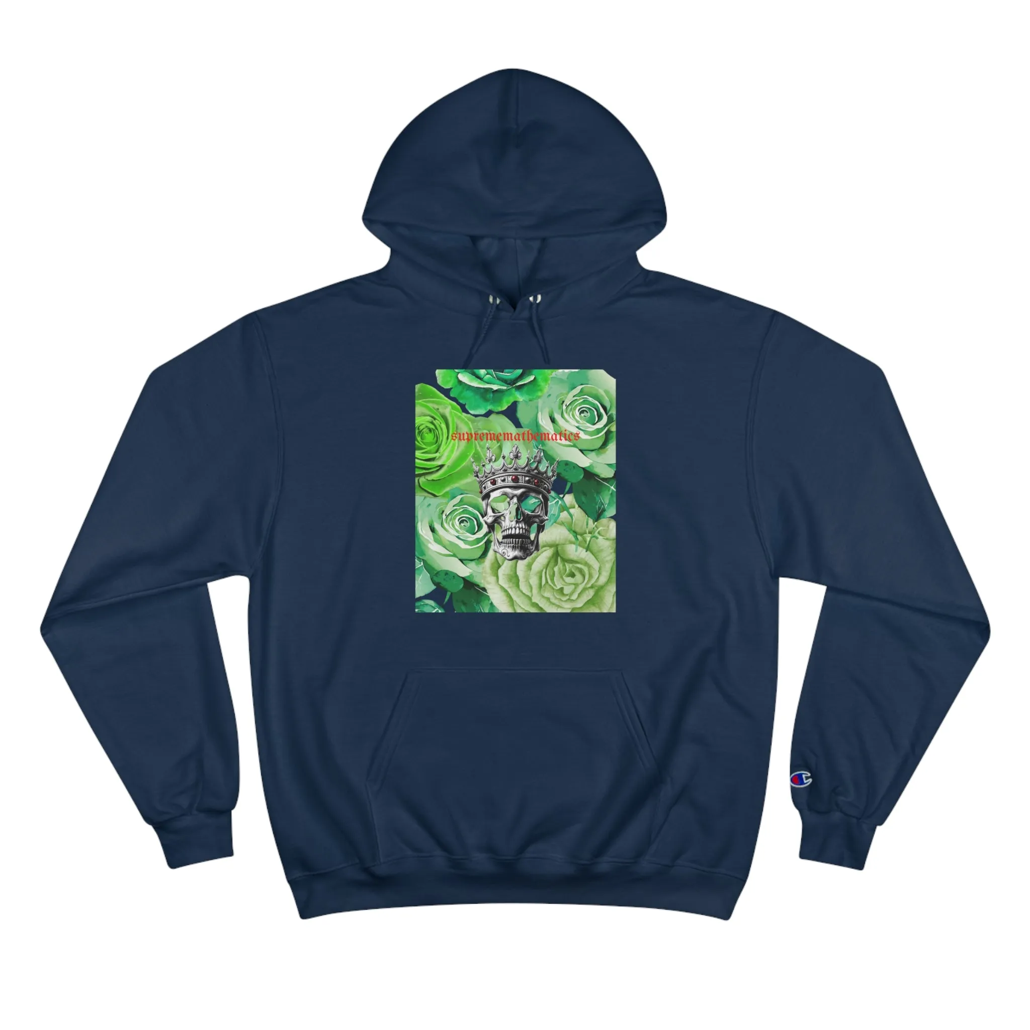 SUPREMEMATHEMATICS GREEN ROSES HOODIE