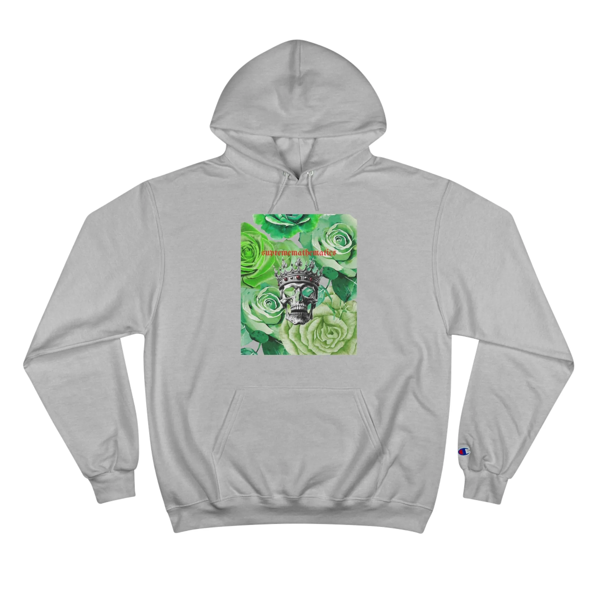 SUPREMEMATHEMATICS GREEN ROSES HOODIE