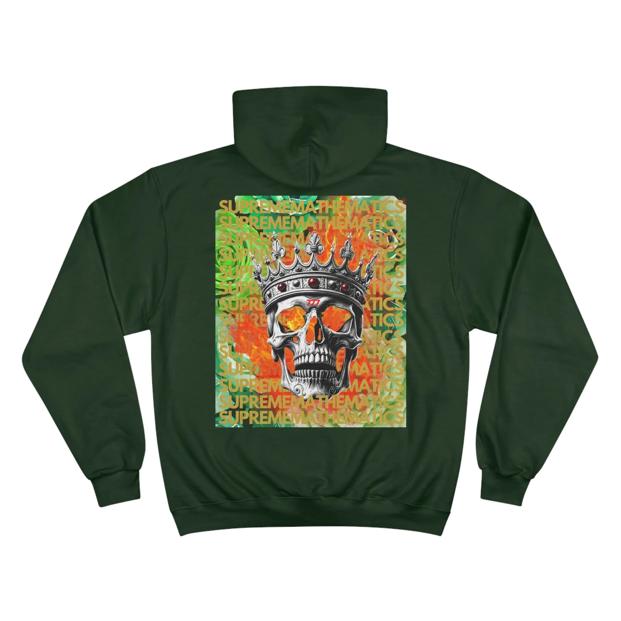 SUPREMEMATHEMATICS GREEN ROSES HOODIE