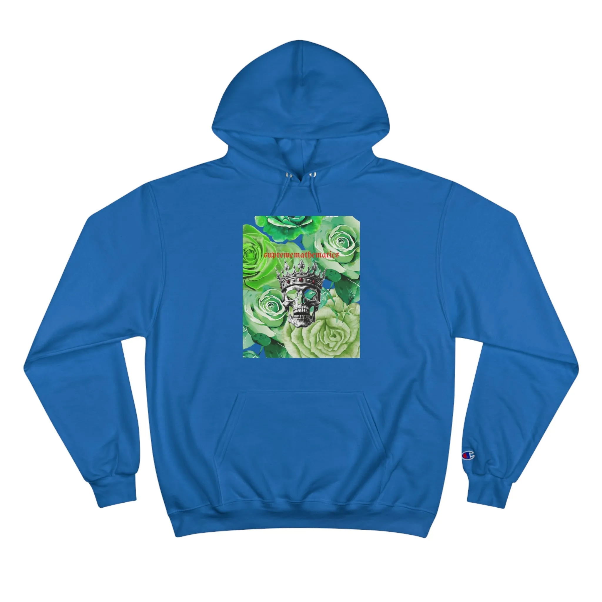 SUPREMEMATHEMATICS GREEN ROSES HOODIE