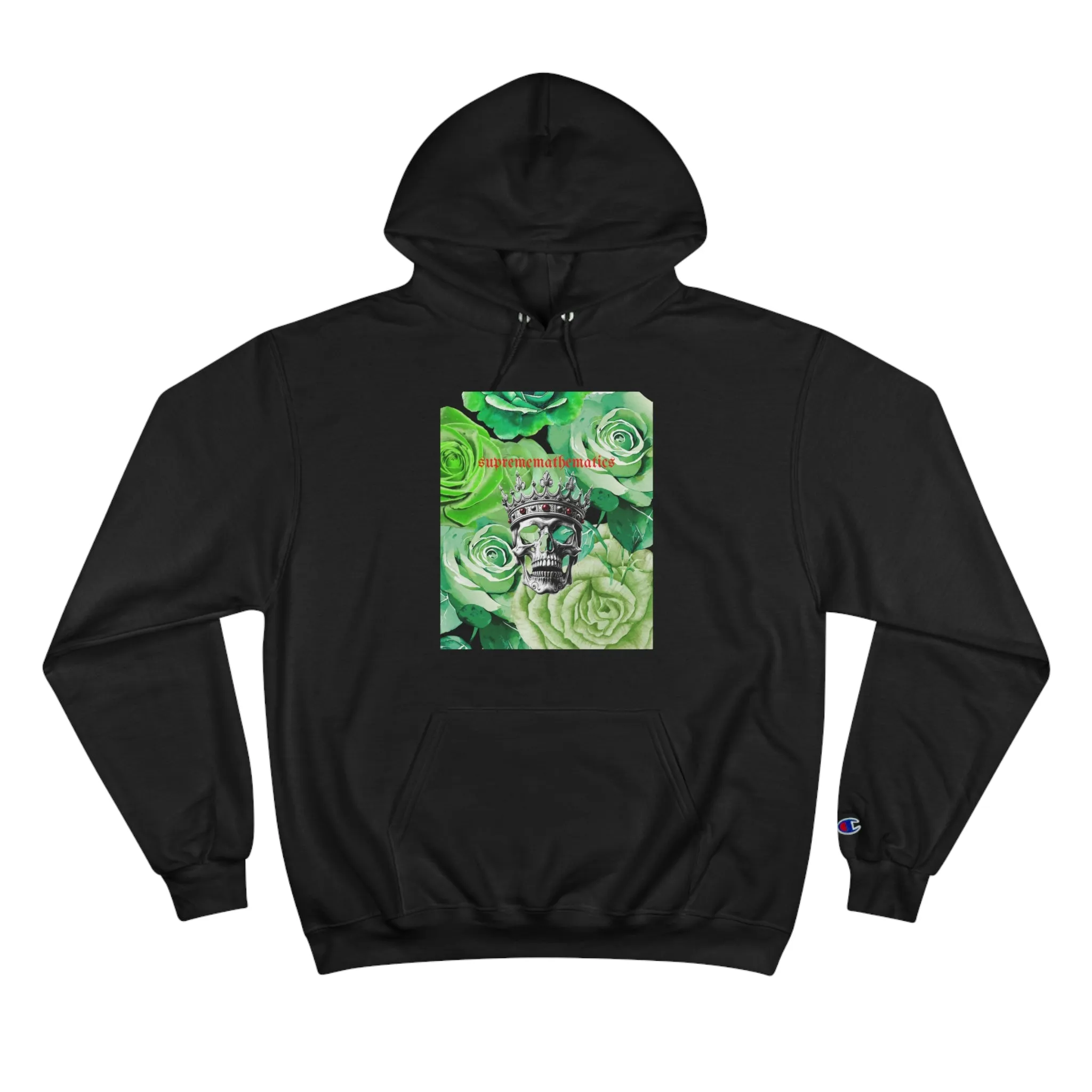SUPREMEMATHEMATICS GREEN ROSES HOODIE