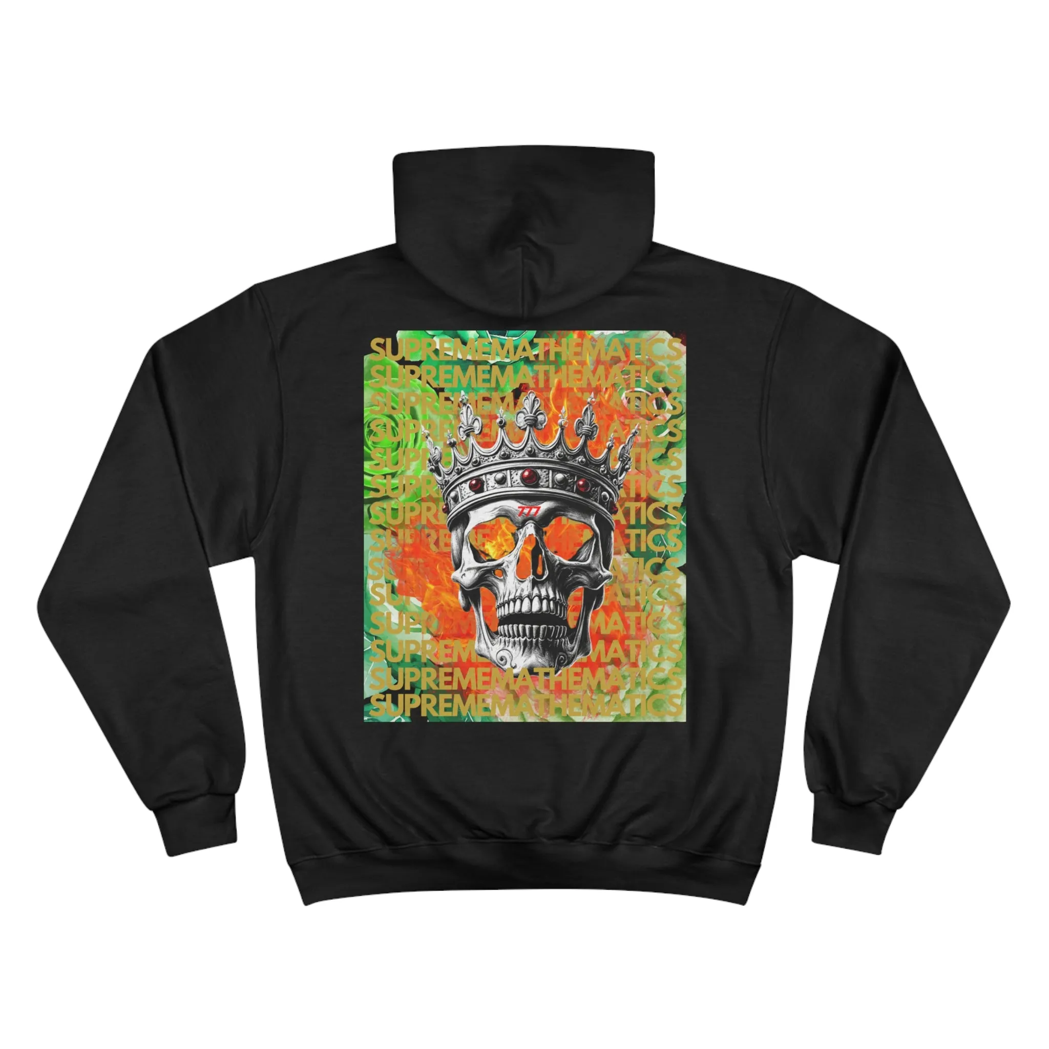 SUPREMEMATHEMATICS GREEN ROSES HOODIE