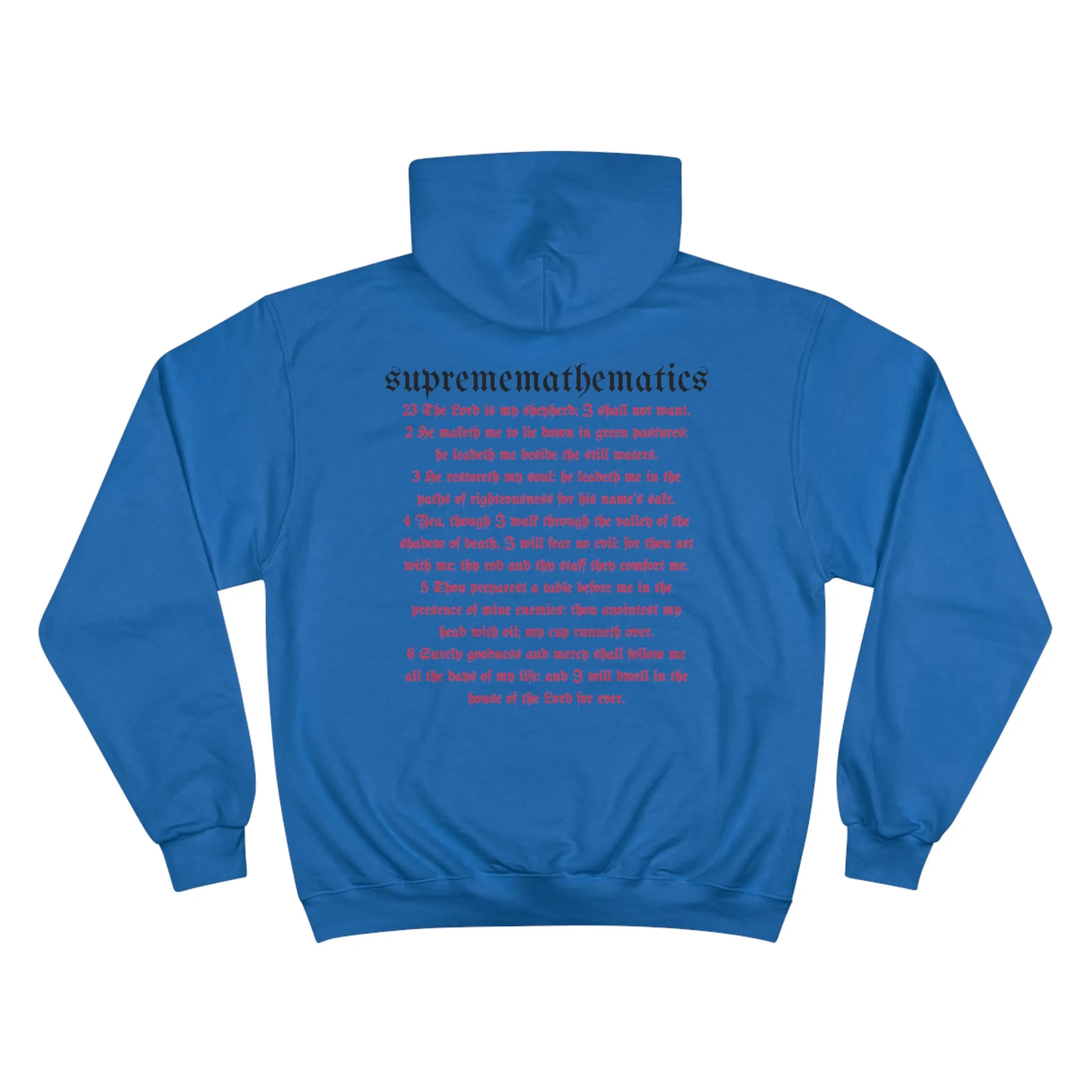 SUPREMEMATHEMATICS PSALM23 HOODIE