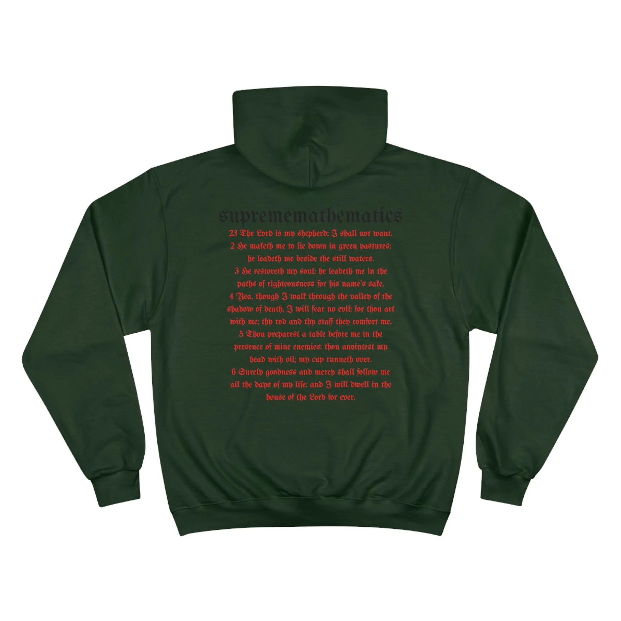 SUPREMEMATHEMATICS PSALM23 HOODIE