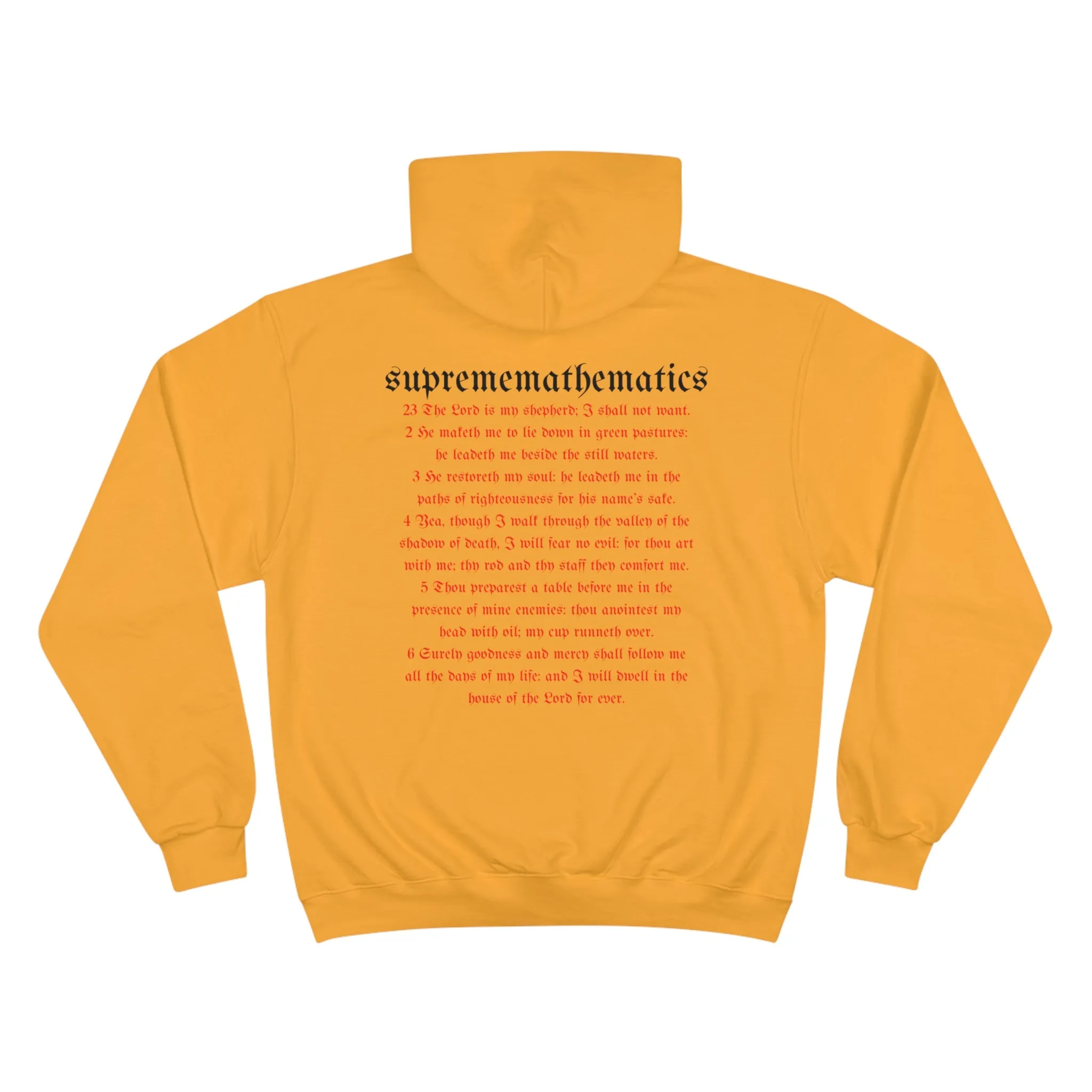 SUPREMEMATHEMATICS PSALM23 HOODIE