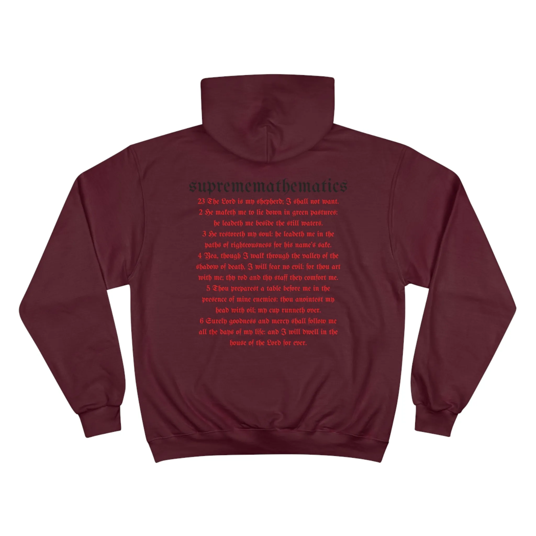 SUPREMEMATHEMATICS PSALM23 HOODIE