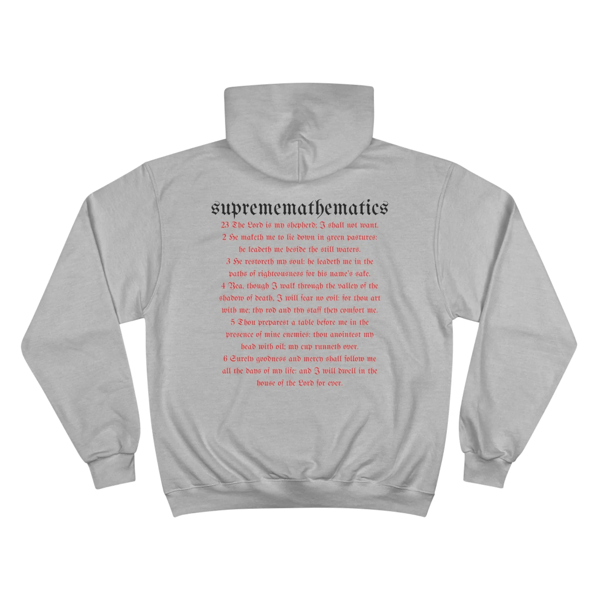 SUPREMEMATHEMATICS PSALM23 HOODIE