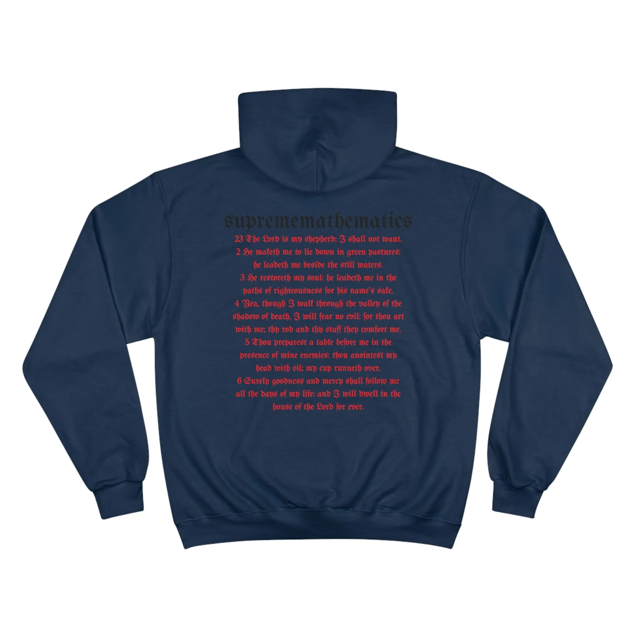SUPREMEMATHEMATICS PSALM23 HOODIE