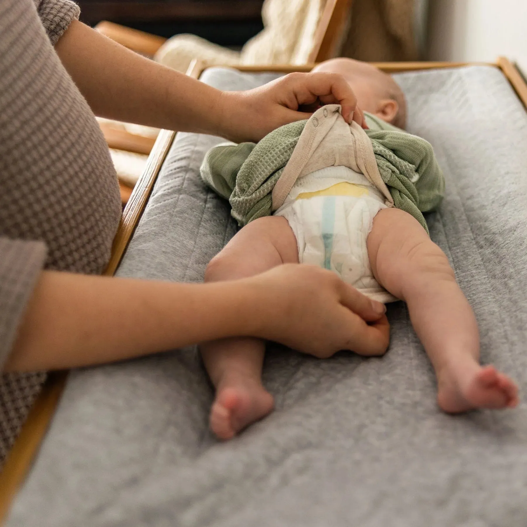 Swaddelini Baby Sleep Sack - Bamboo Mint