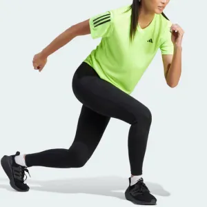 T SHIRT ADIDAS OWN THE RUN MAGLIA DONNA RUNNING GIALLO FLUO BLACK
