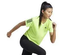 T SHIRT ADIDAS OWN THE RUN MAGLIA DONNA RUNNING GIALLO FLUO BLACK