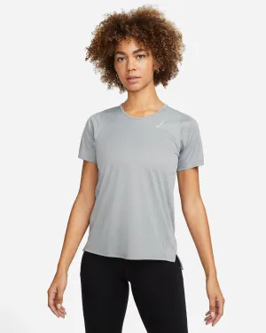 T SHIRT DONNA NIKE DRI-FIT RUN MAGLIA WOMAN RUNNING TEE GRIGIA