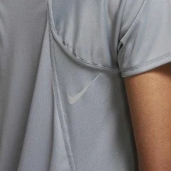 T SHIRT DONNA NIKE DRI-FIT RUN MAGLIA WOMAN RUNNING TEE GRIGIA