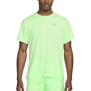 T SHIRT NIKE DRY-FIT RUN MAGLIA UOMO MAN TEE RUNNING LIME