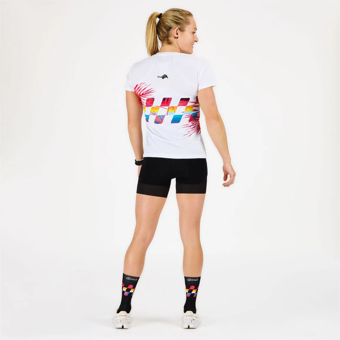 Tee-shirt running Femme Finisher White
